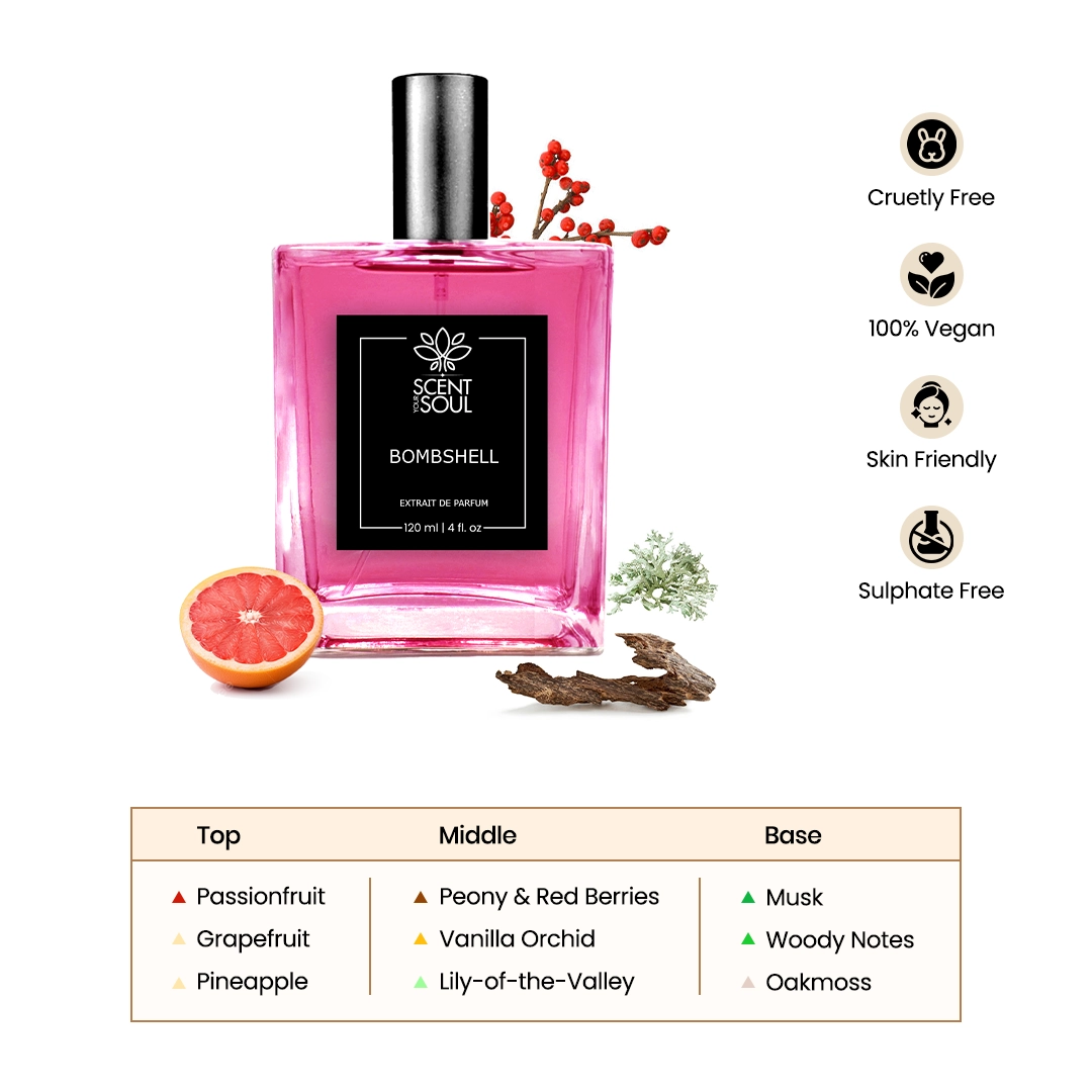 Buy Bombshell Perfume for Women - Inspired by Victoriaaa Secrettt | Scent Your Soul