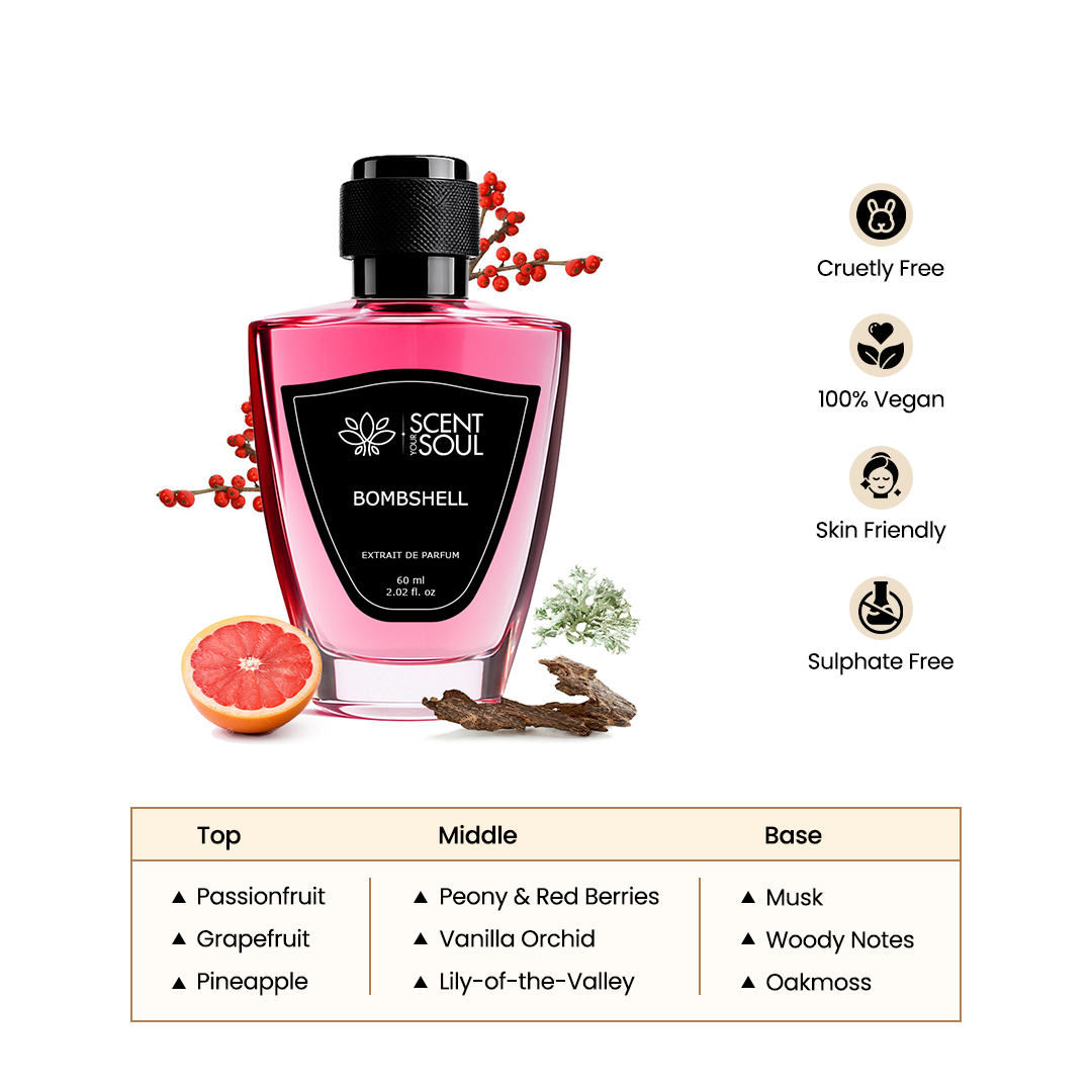 Buy Bombshell Perfume for Women - Inspired by Victoriaaa Secrettt | Scent Your Soul