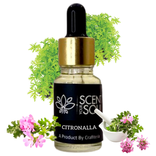 Citronella Diffuser Oil - Pure and Natural Aromatherapy Fragrance Oil for Diffuser - 14ml by Scent Your Soul