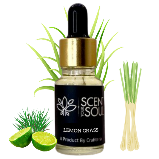 Lemon Grass Diffuser Oil Pure and Natural Aromatherapy Diffuser Oil by Scent Your Soul - 14ml