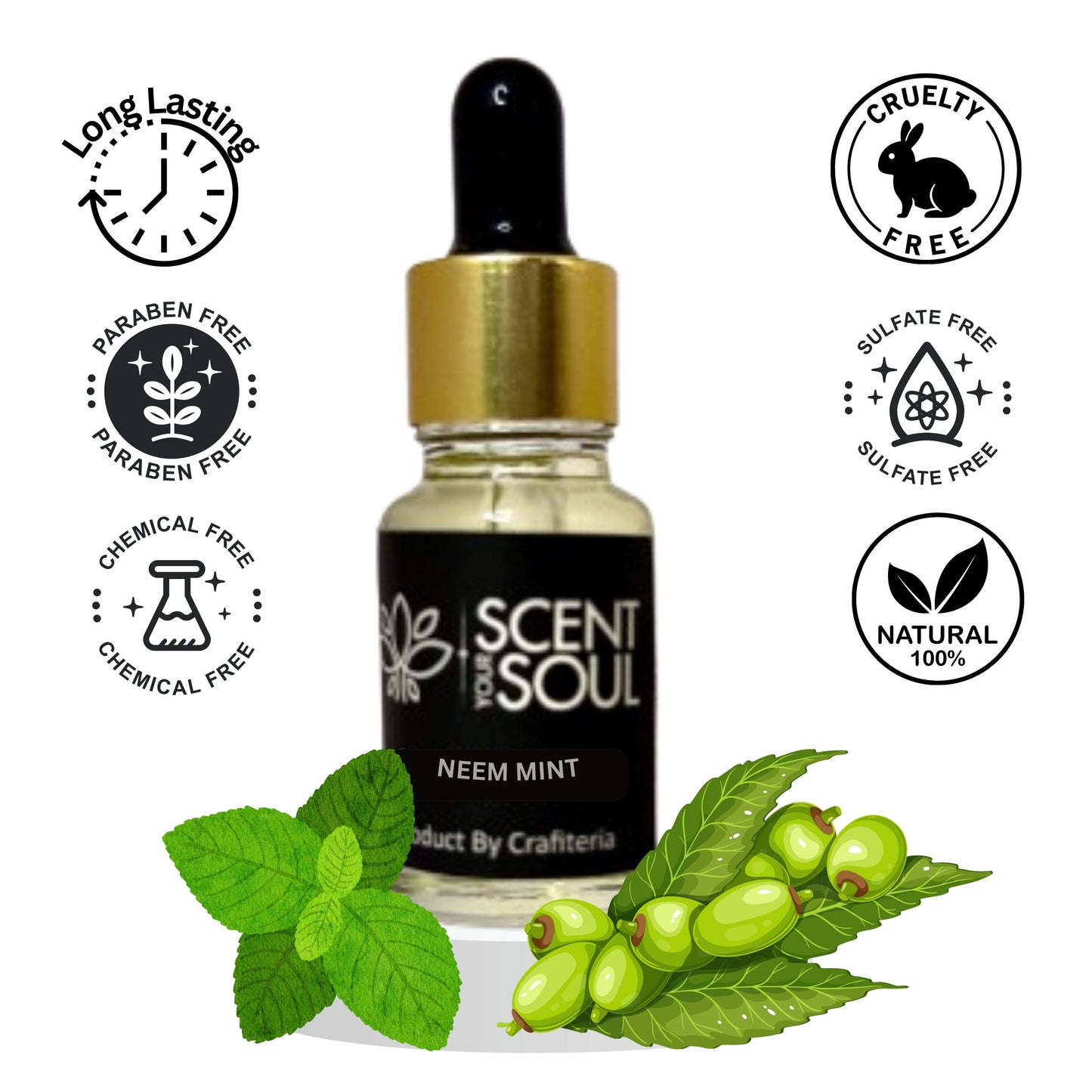 Features Neem Mint Essential Oil by Scent Your Soul