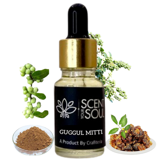 Guggul Mitti Diffuser Oil Pure and Natural Aromatherapy Oil by Scent Your Soul - 14ml