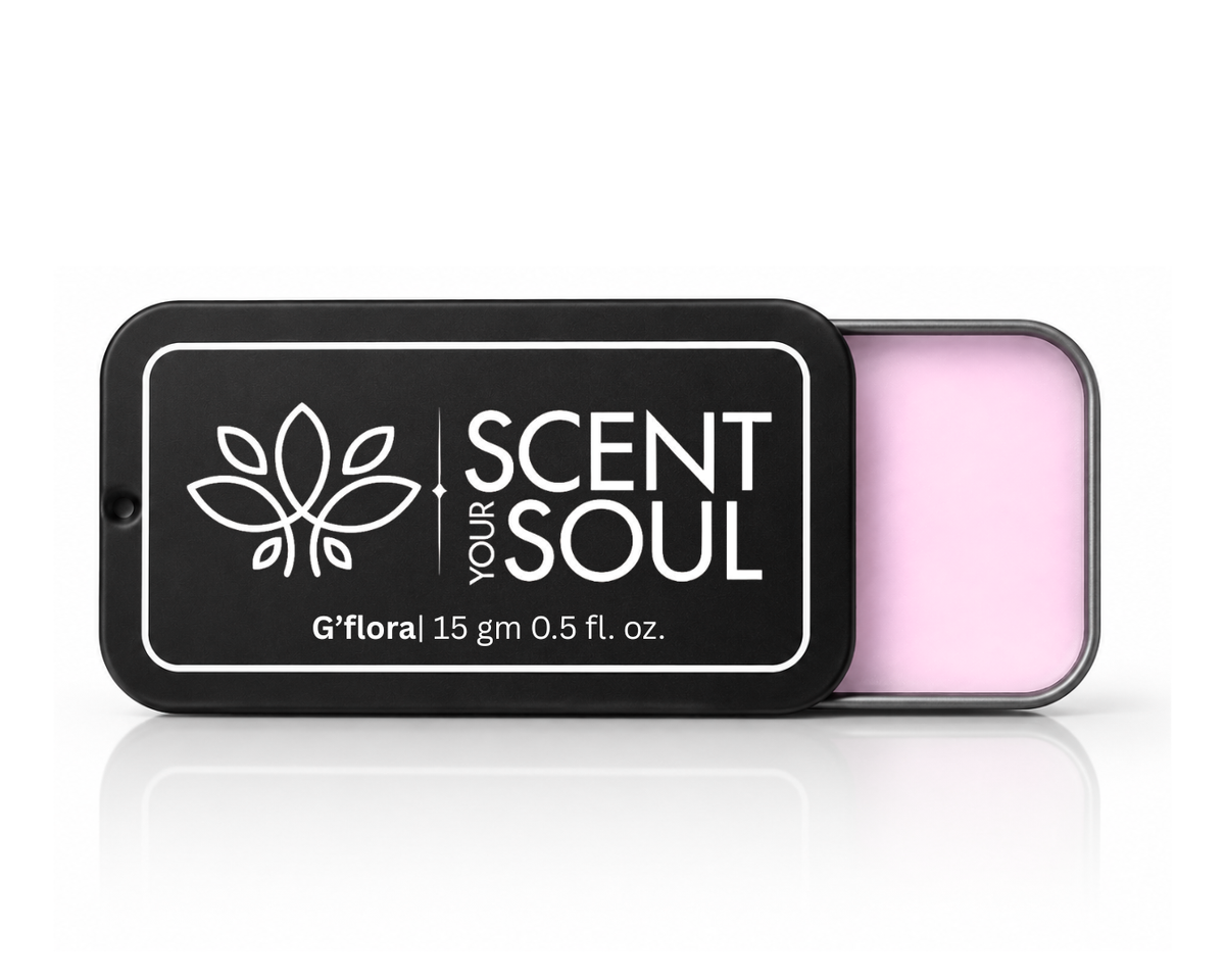 Solid Perfume G'Flora | Alcohol Free | Blend Of Fragrance, Beeswax, and Natural Oils