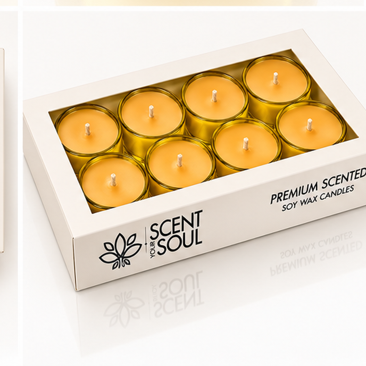 Sandalwood Premium Scented Candles – Paraffin-Free Soy Wax, Woody Warmth & Elegant Gift Set | Scent Your Soul
