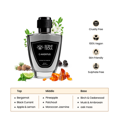 C'Aventus Extrait De Parfum Spray for Men – Inspired by Creedd Aventusss