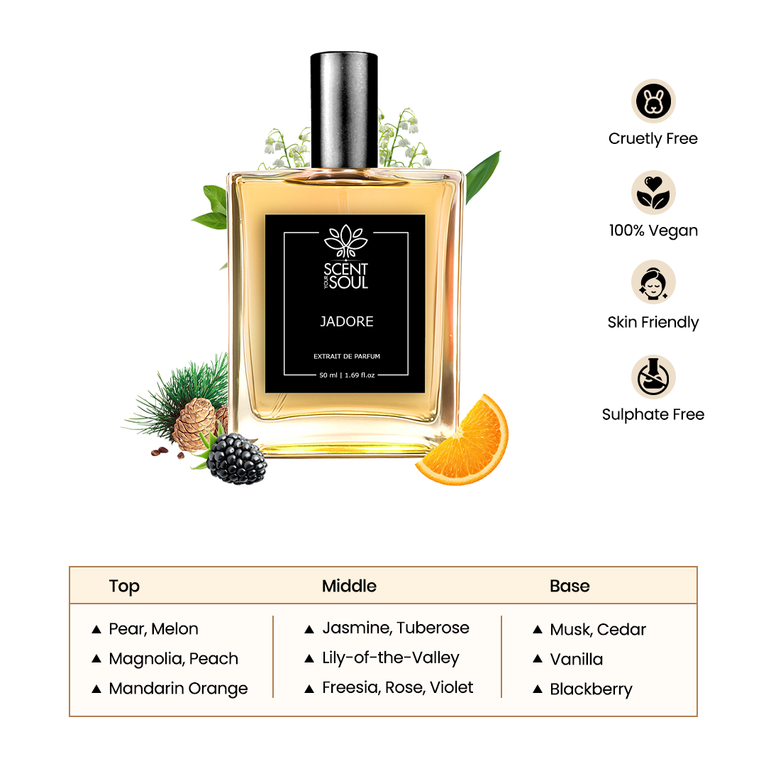 Buy Jador Extrait De Parfum | Inspired by D!or J@D0R  | Scent Your Soul