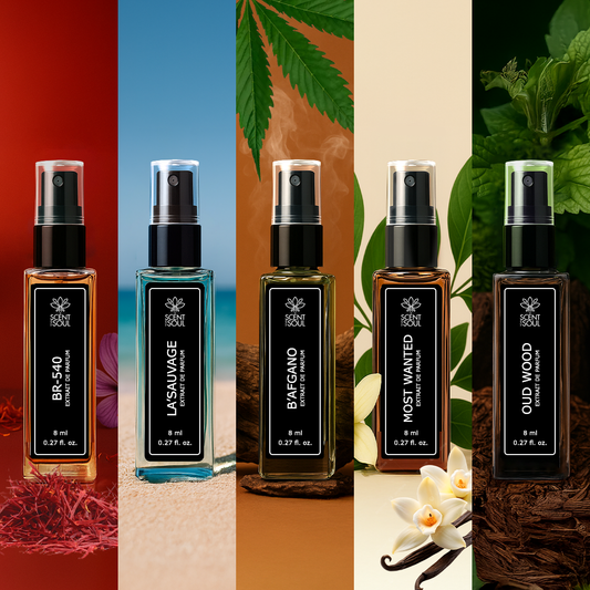 Discovery Kit Pack of 5 | Extrait De Parfum Kit for Men - Scent Your Soul