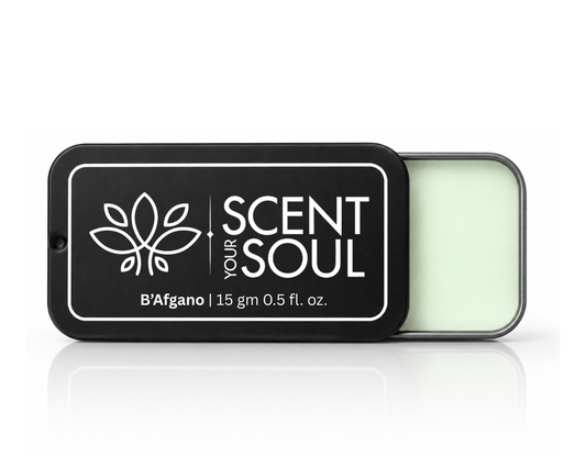 Solid Perfume B’Afgano | Alcohol Free | Bold Green & Woody Fragrance for Men