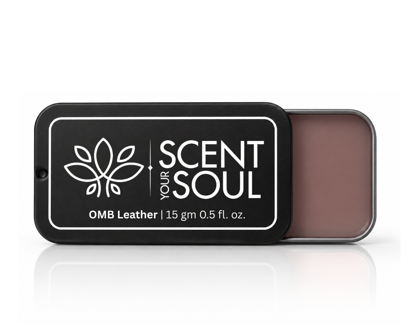 Solid Perfume OMB Leather | Alcohol Free | Blend Of Fragrance, Beeswax, and Natural Oils